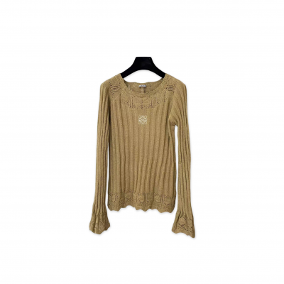 LOEWE OPENWORK KNIT LONG SLEEVE